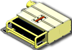 Symmetrical fan beam